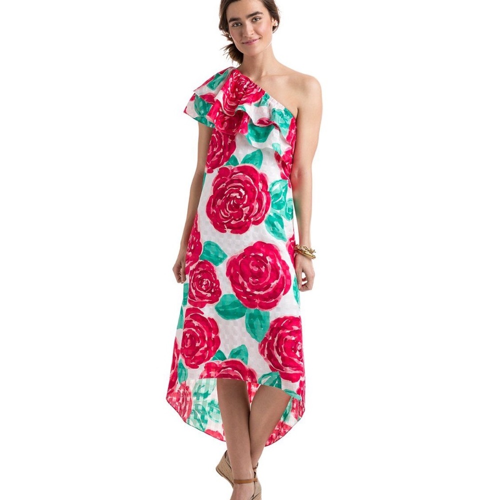 Vineyard Vines Run for the Roses Maxi Dress